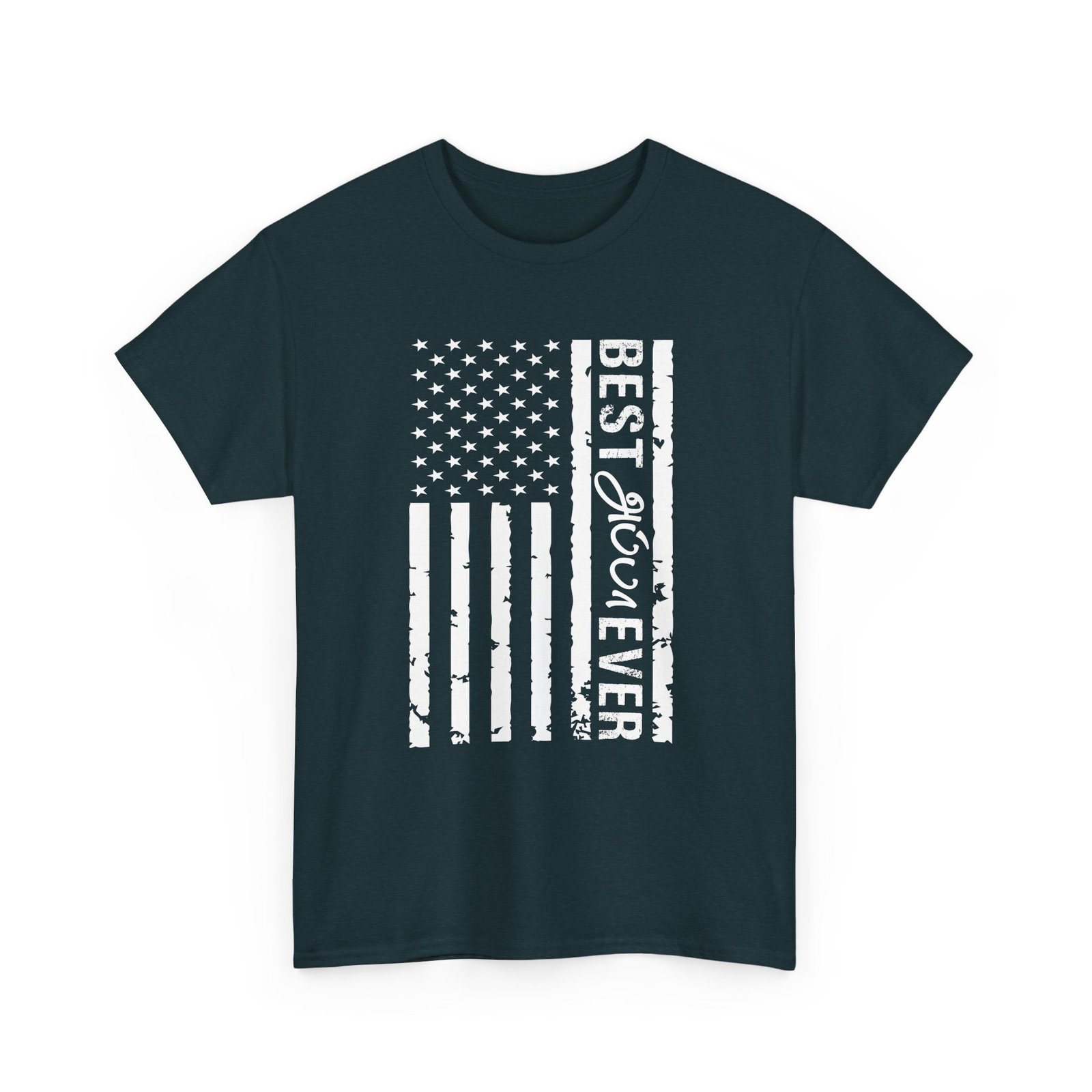 Best Appa Dad Ever US Flag Tamil Dad Gift Unisex Heavy Cotton Tee - Image 15