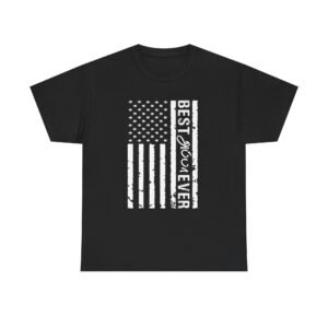 Best Appa Dad Ever US Flag Tamil Dad Gift Unisex Heavy Cotton Tee