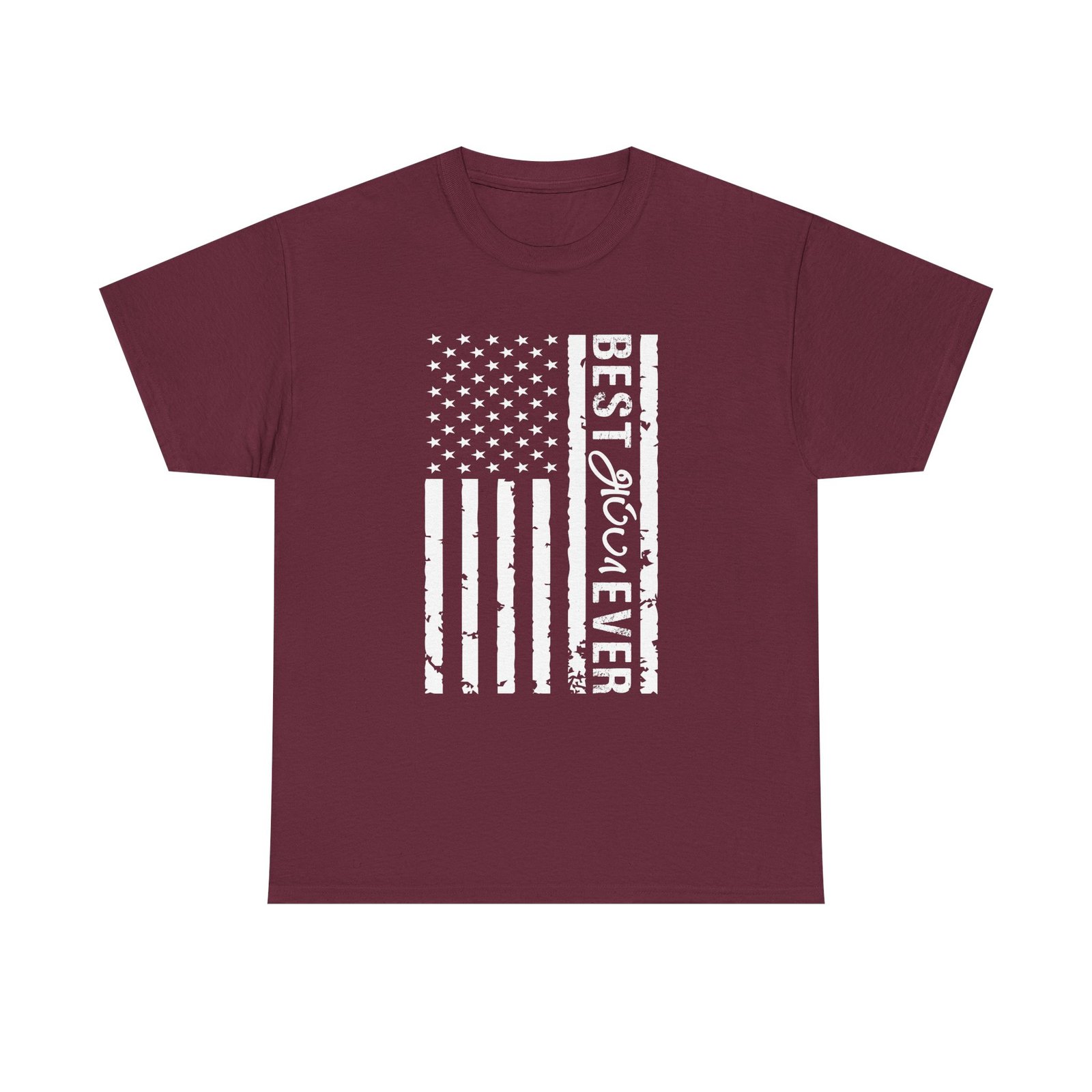 Best Appa Dad Ever US Flag Tamil Dad Gift Unisex Heavy Cotton Tee - Image 5