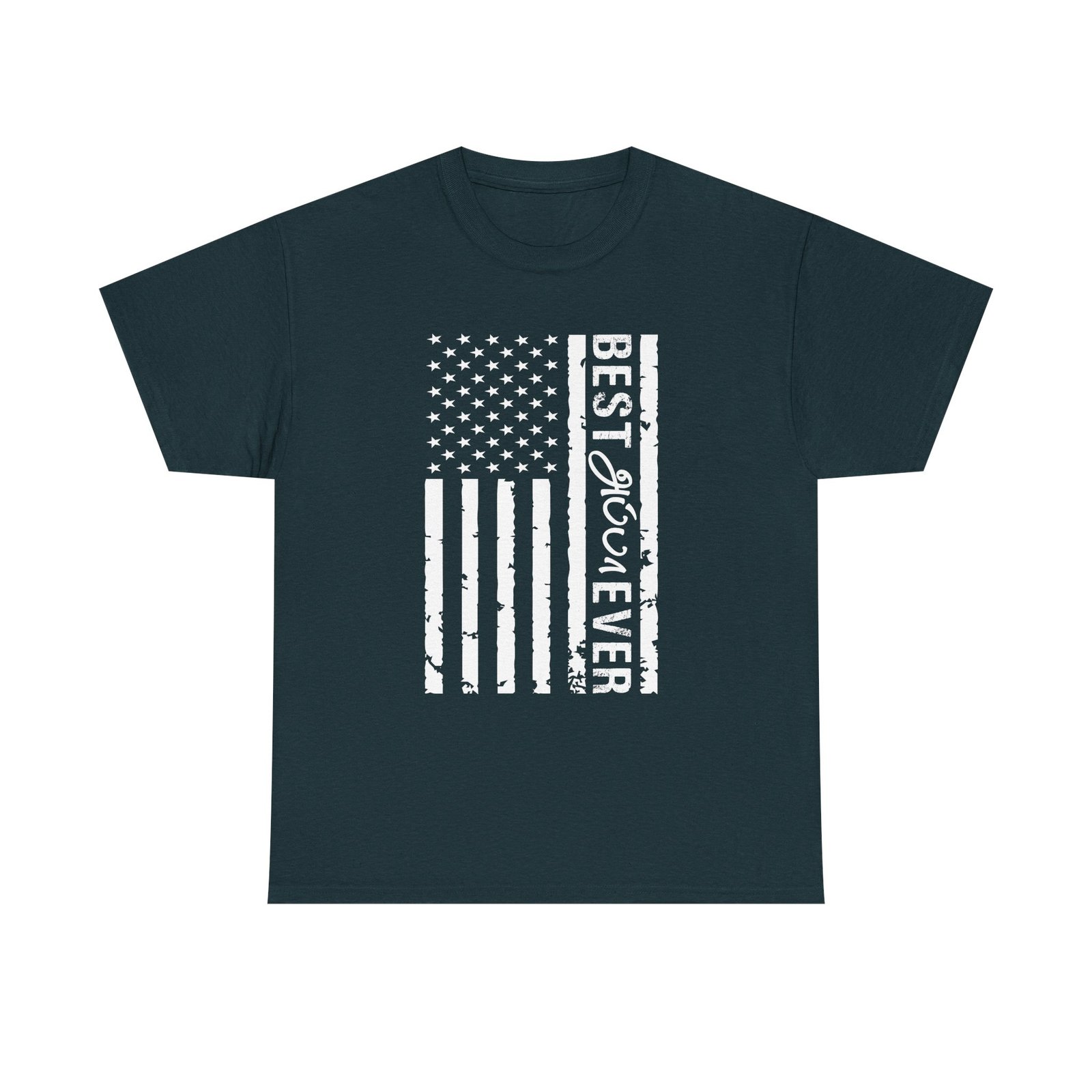 Best Appa Dad Ever US Flag Tamil Dad Gift Unisex Heavy Cotton Tee - Image 13